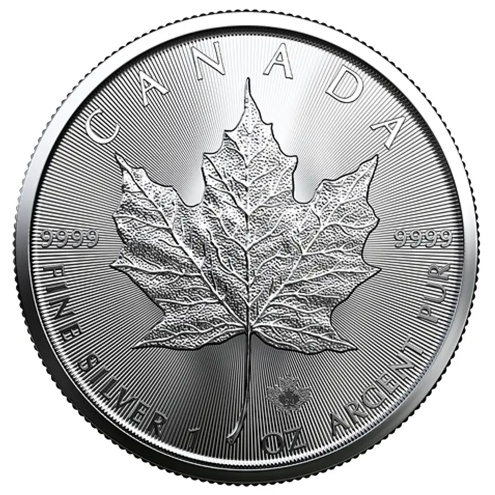 Canada Maple Leaf Moneda 1 Oz Plata Pura 9999