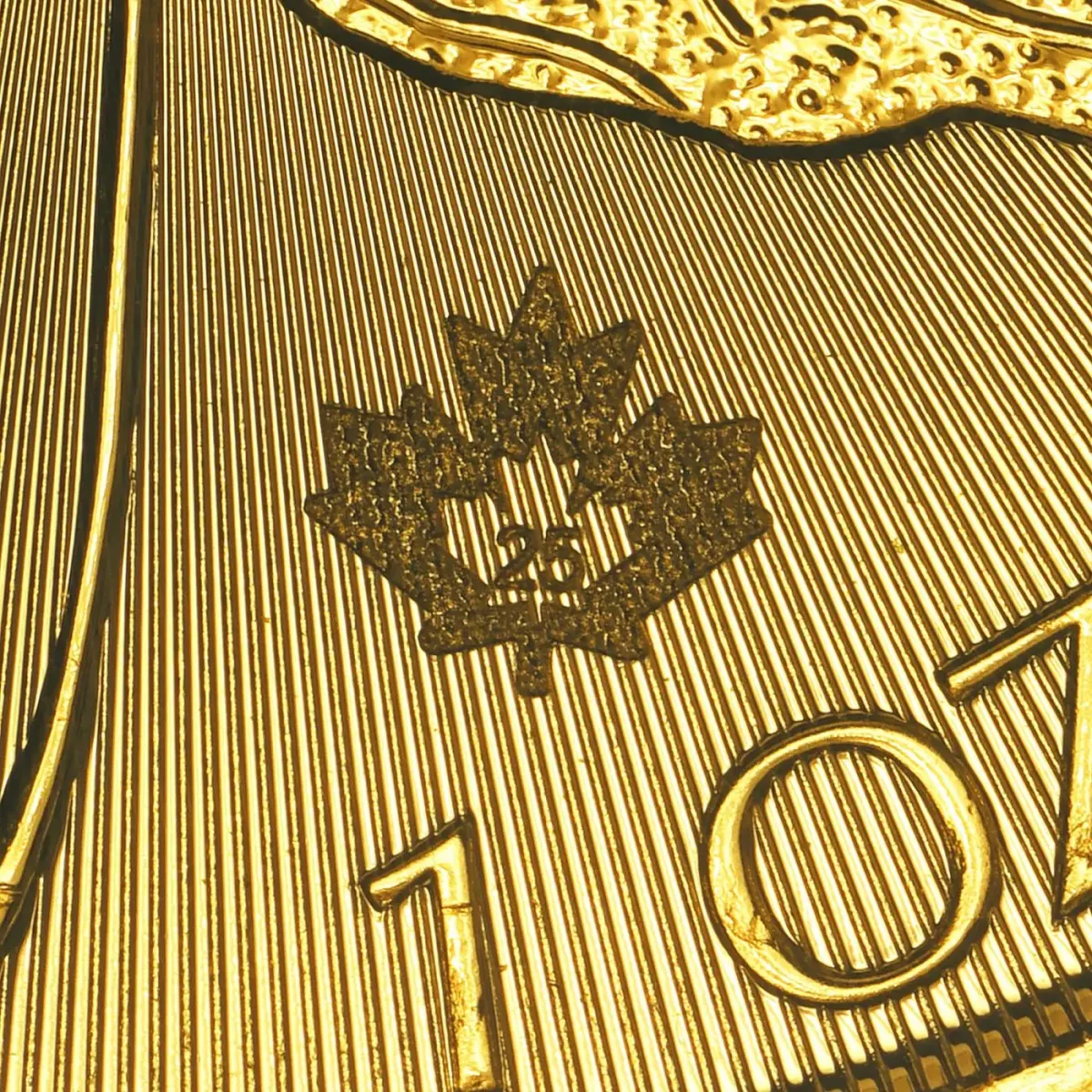 Canada Maple Leaf 1 Onza Oro 9999 Moneda 24kt