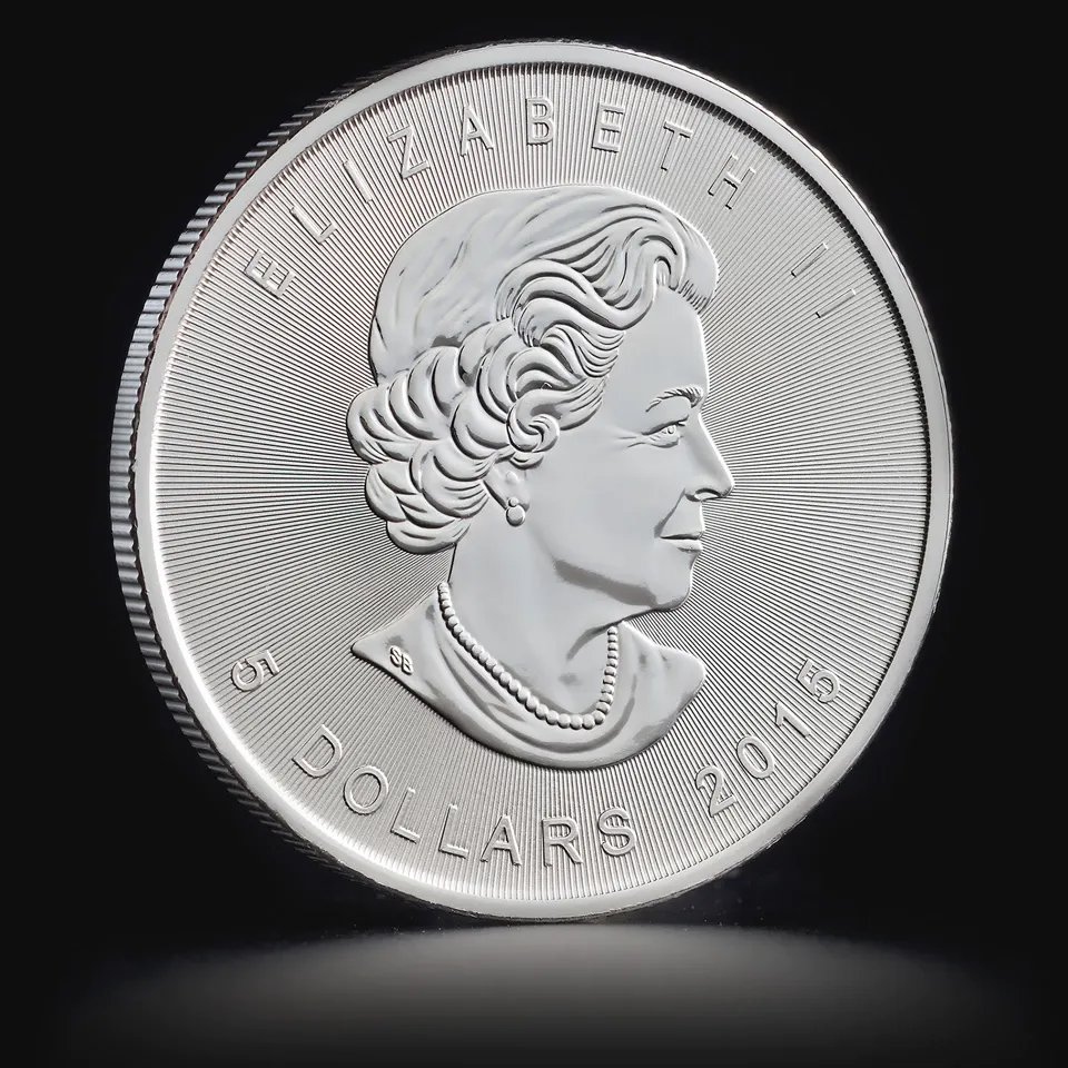 Canada Maple Leaf Moneda 1 Oz Plata Pura 9999