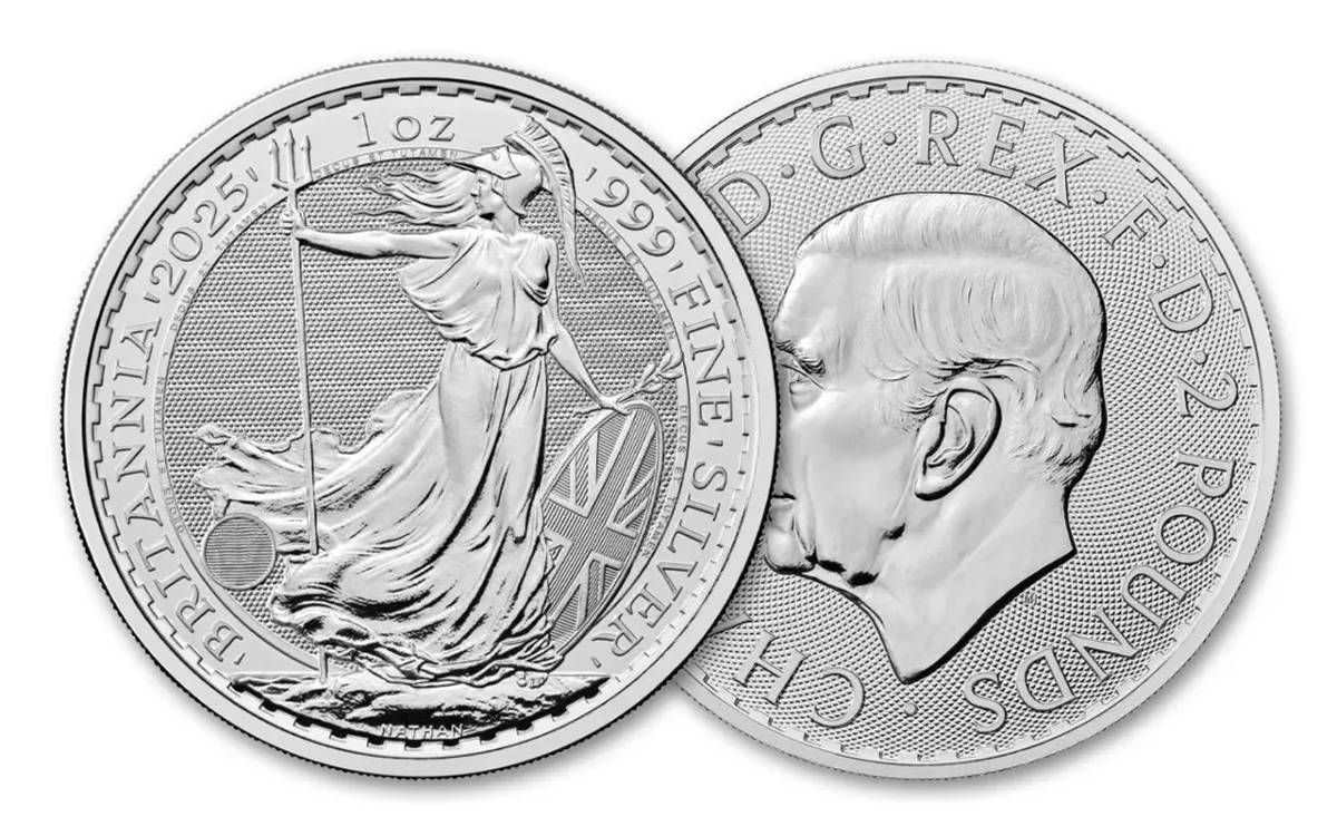 Britannia Reino Unido Moneda 1 Oz Plata Pura 999