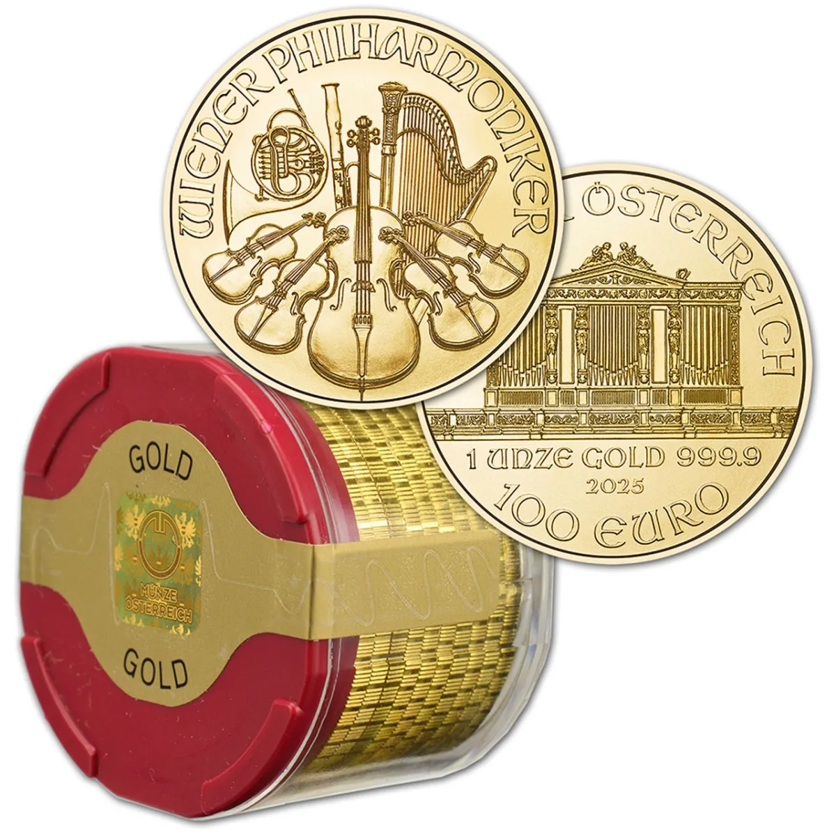 Filarmonica De Viena 1 Onza Oro 9999 Moneda Austria 24kt