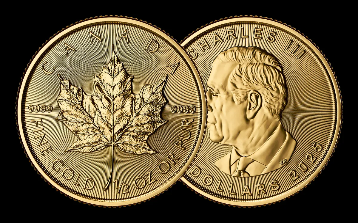 Canada Maple Leaf 1 Onza Oro 9999 Moneda 24kt